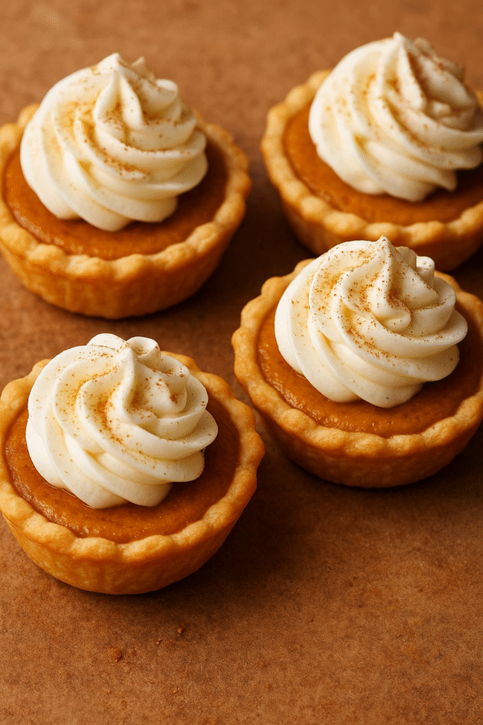 mini pumpkin pies