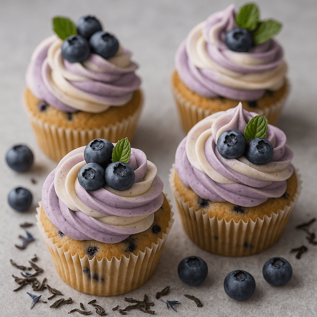 Travel Solo As A Women All Across The Globe!!! Blueberry Earl Grey Swirl Cupcakes