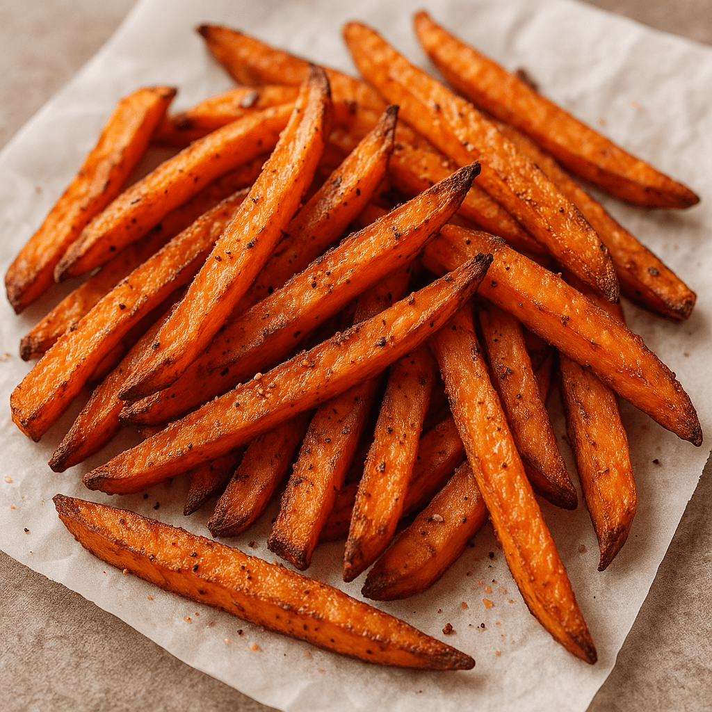 Crispy Oven Baked Sweet Potato Fries