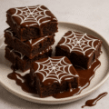 Spiderweb Brownies recipe