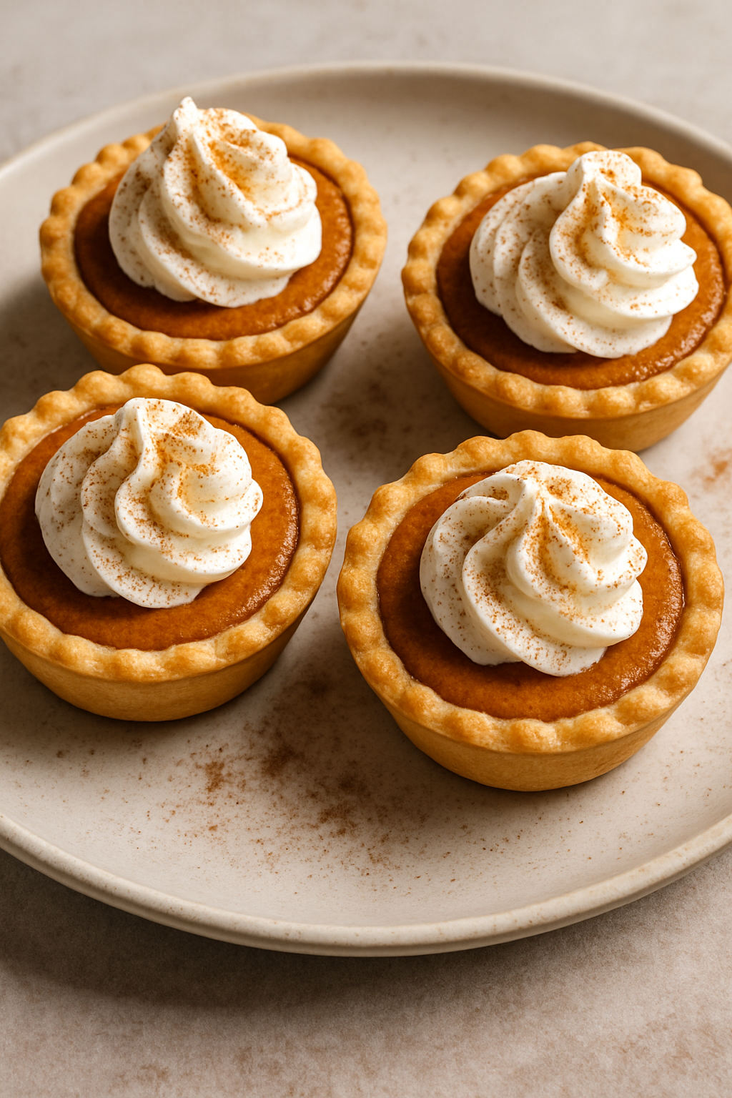 mini pumpkin pies