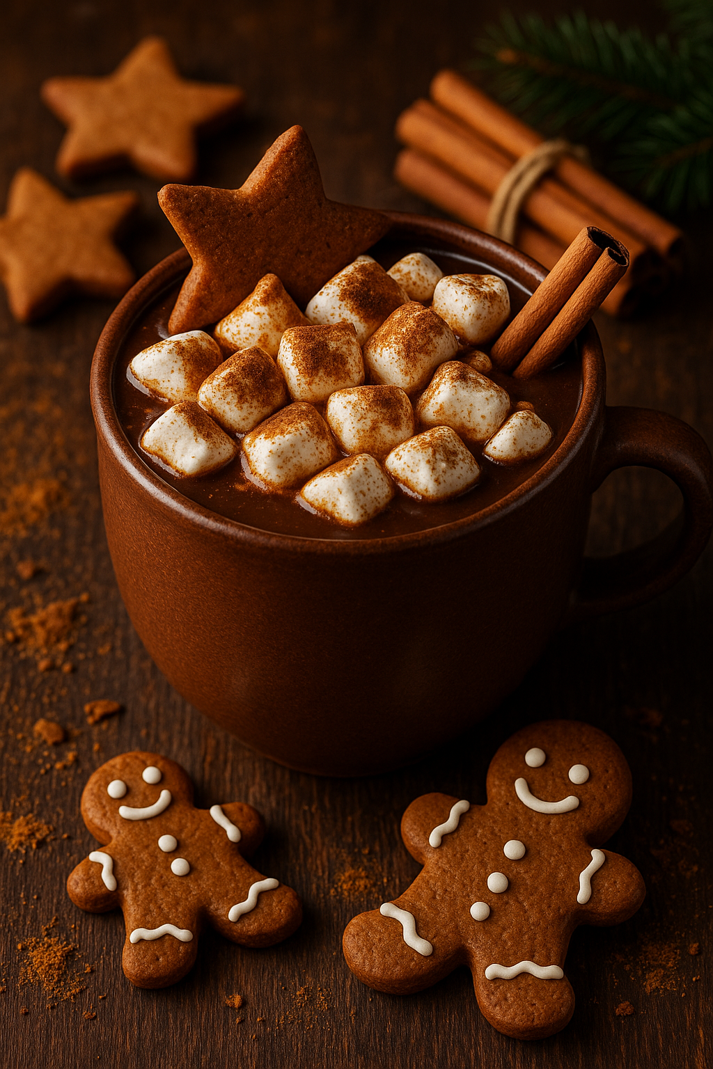 Gingerbread Spiced Hot Chocolate
