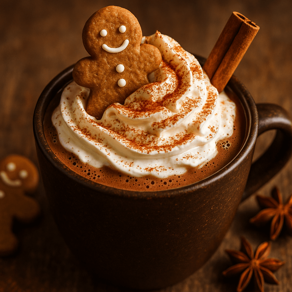 Gingerbread Spiced Hot Chocolate