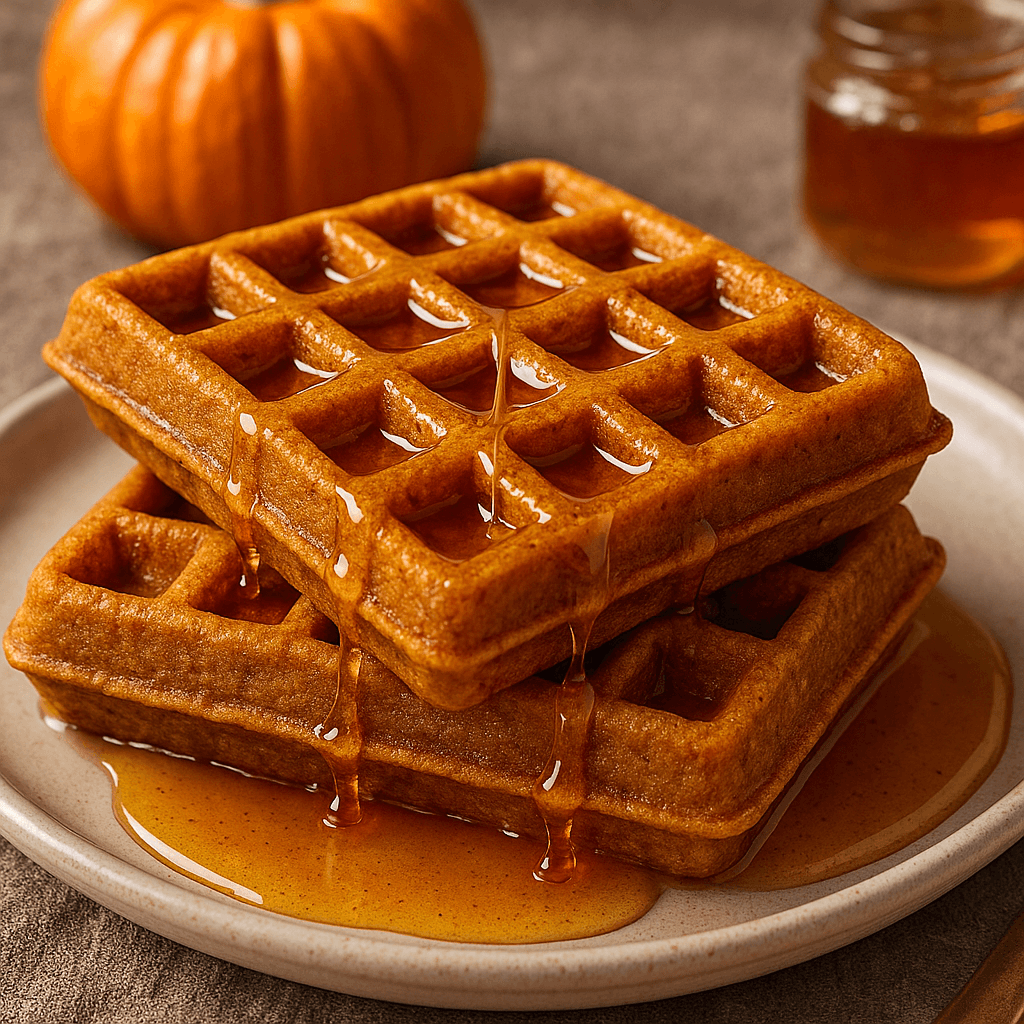 Pumpkin Spice Waffles