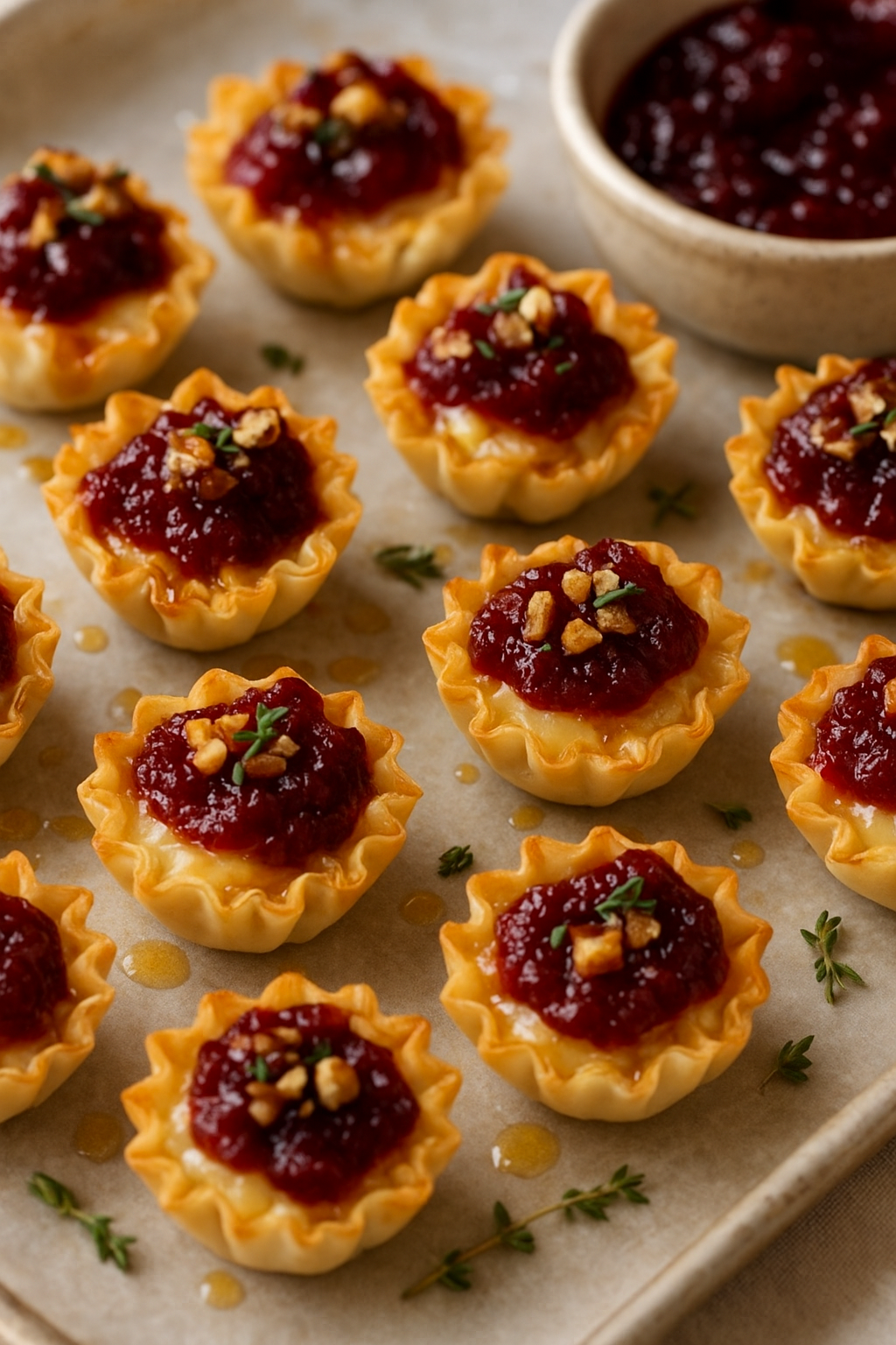 Cranberry Brie Bites