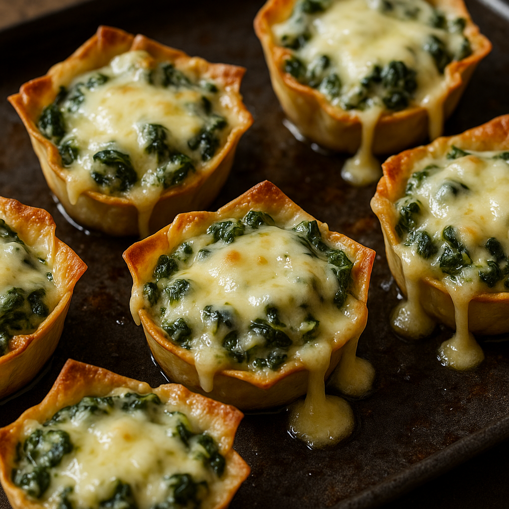 Spinach Dip Cups