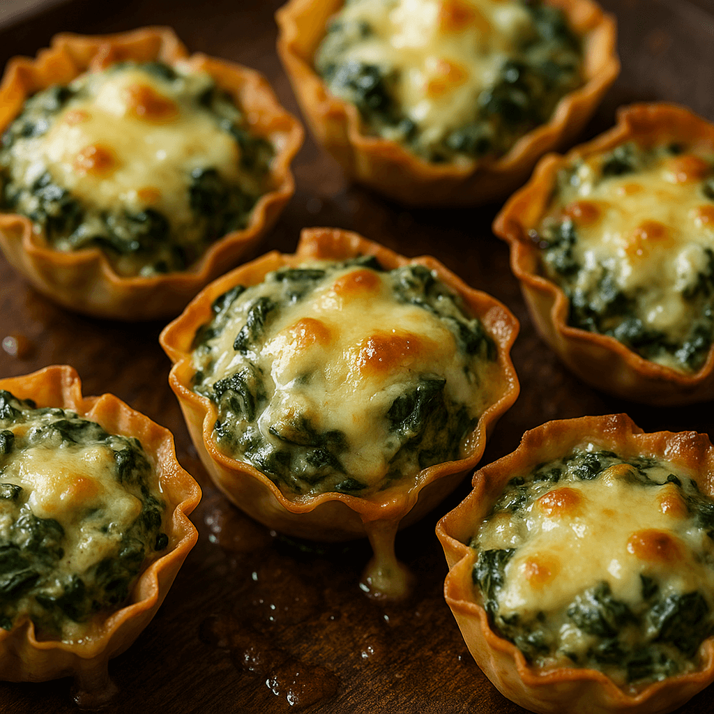 Spinach Dip Cups