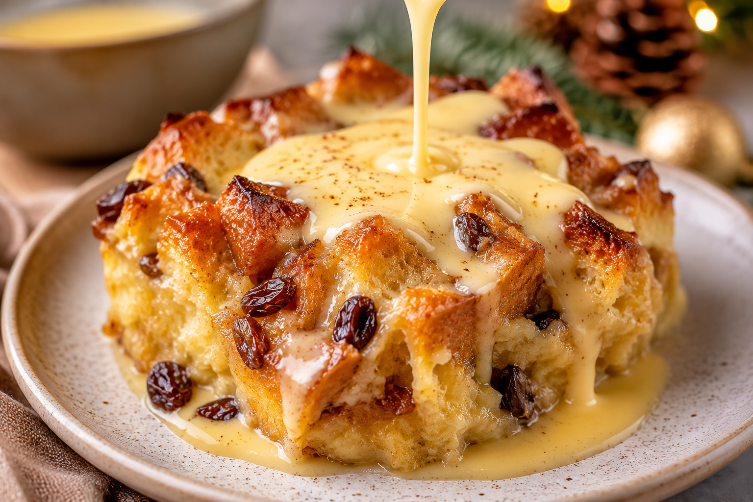 Travel Solo As A Women All Across The Globe!!! Air Fryer Bread Pudding with Eggnog Sauce