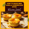 Mini Vanilla Cheesecake Bites