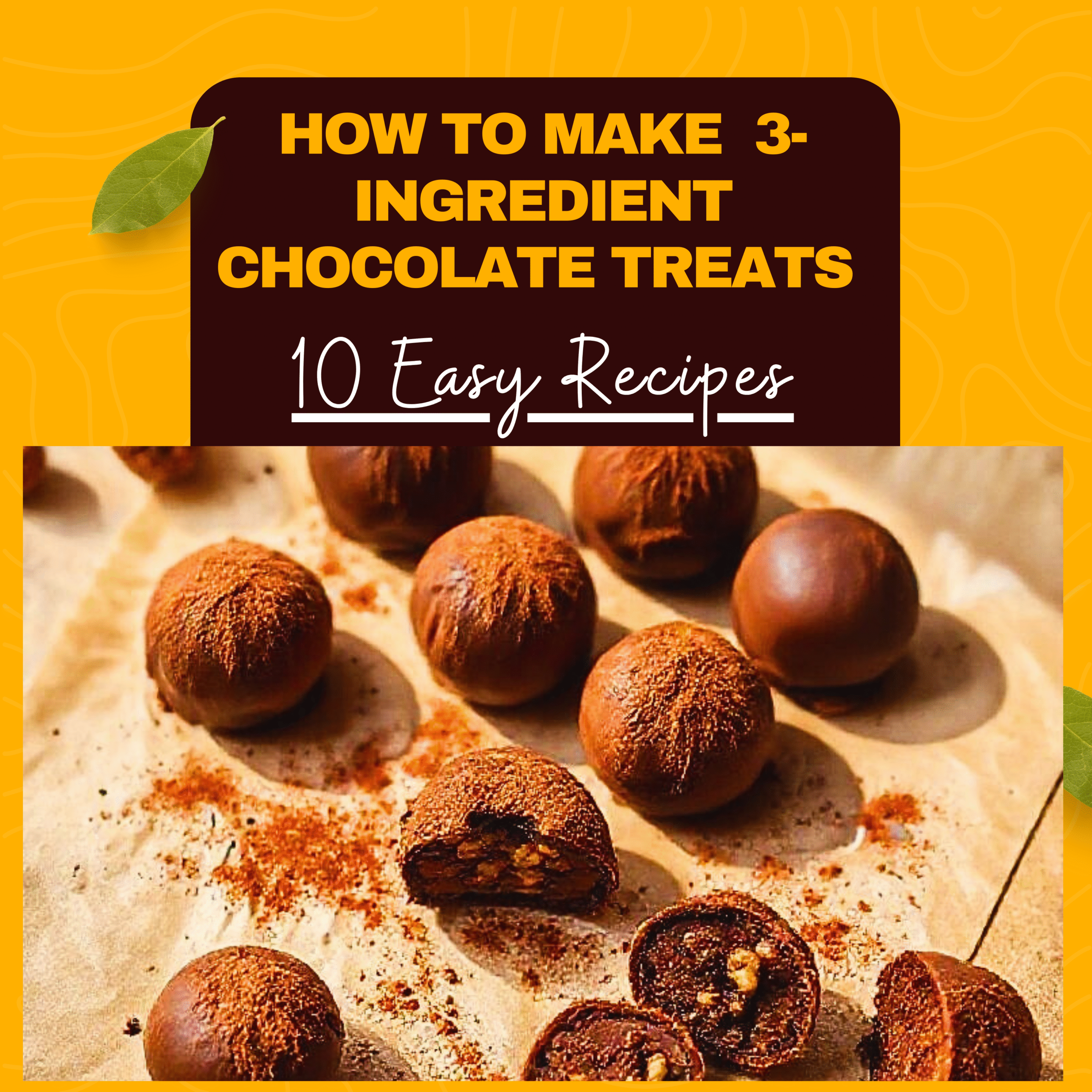 3-Ingredient Chocolate Treats