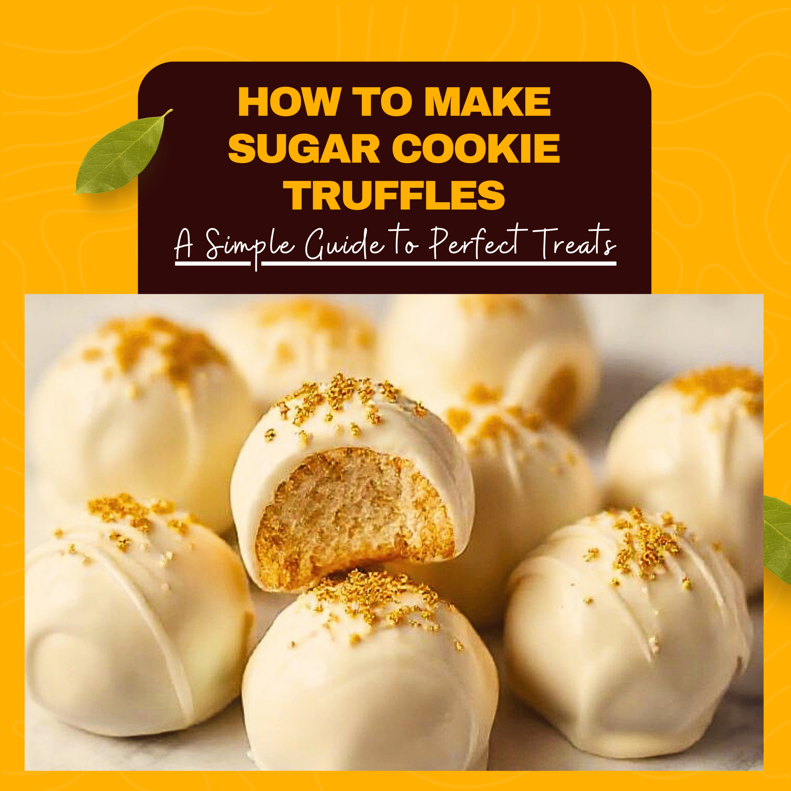 Sugar Cookie Truffles