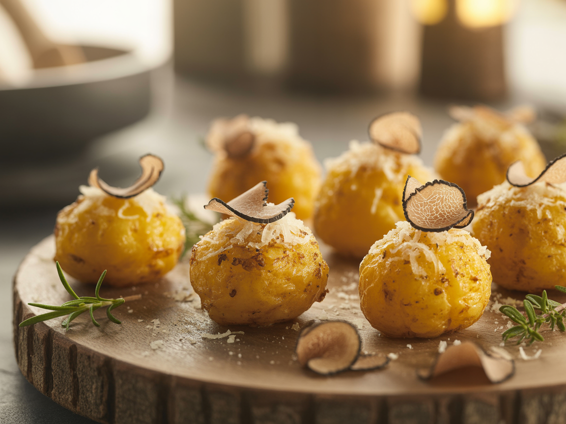 How to Make Crispy Parmesan Truffle Potato Bites