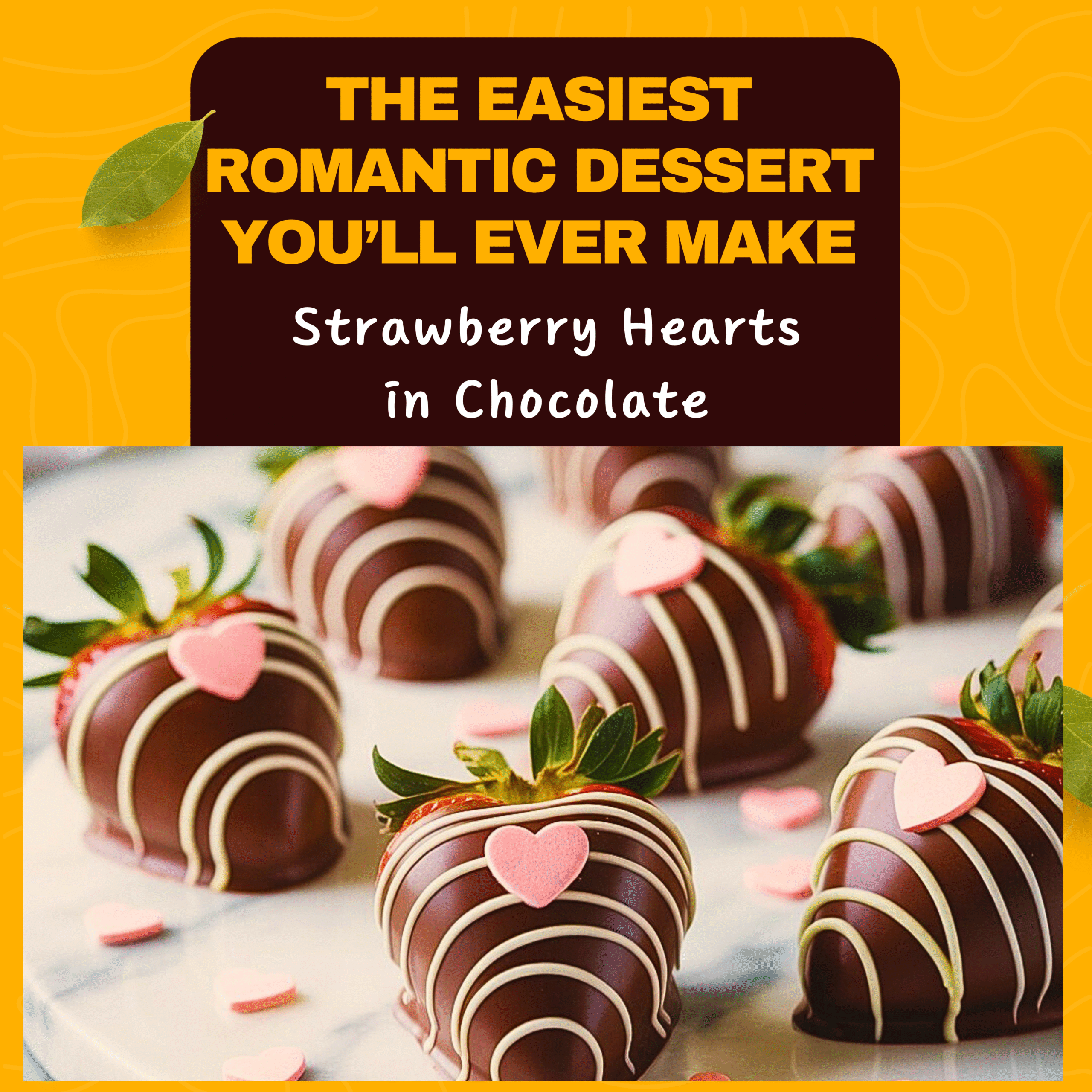 Chocolate Covered Strawberry Hearts
