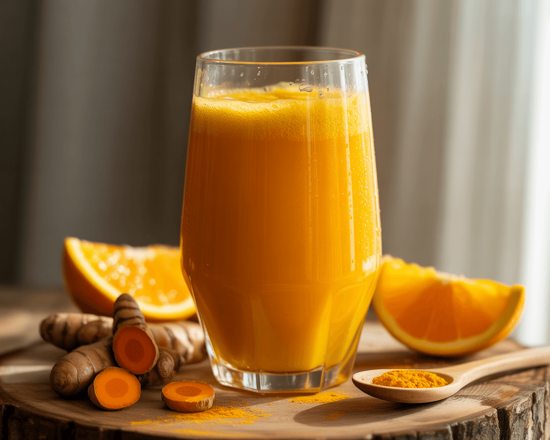 Orange Turmeric Morning Juice