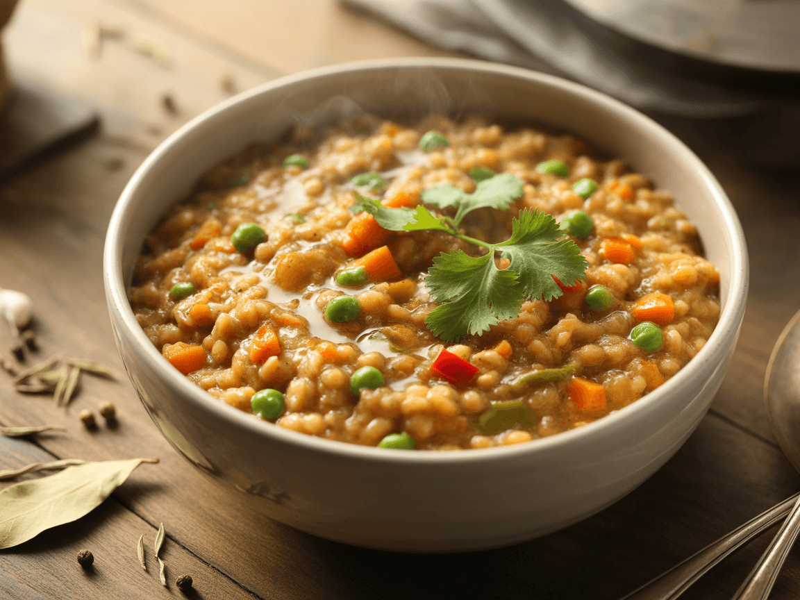 Daliya Vegetable Porridge