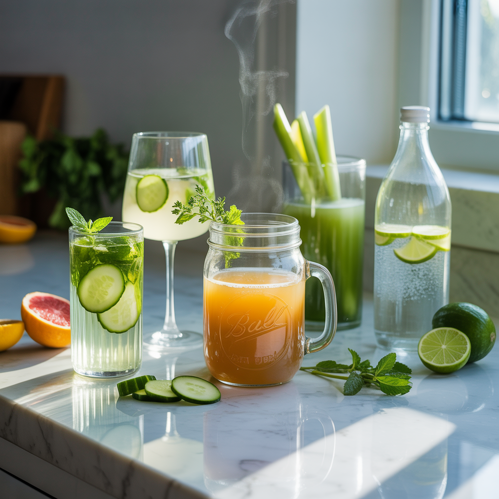 Savory Sips – Light & Non-Sweet Drinks