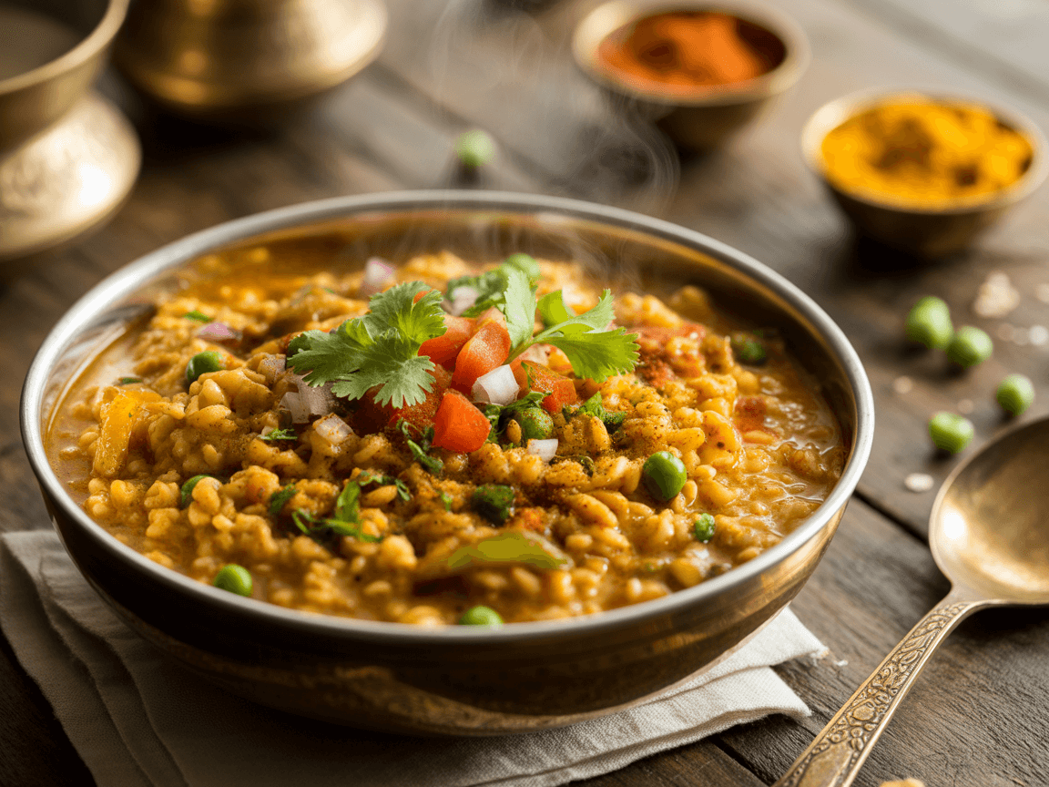 Masala Oats Indian Style