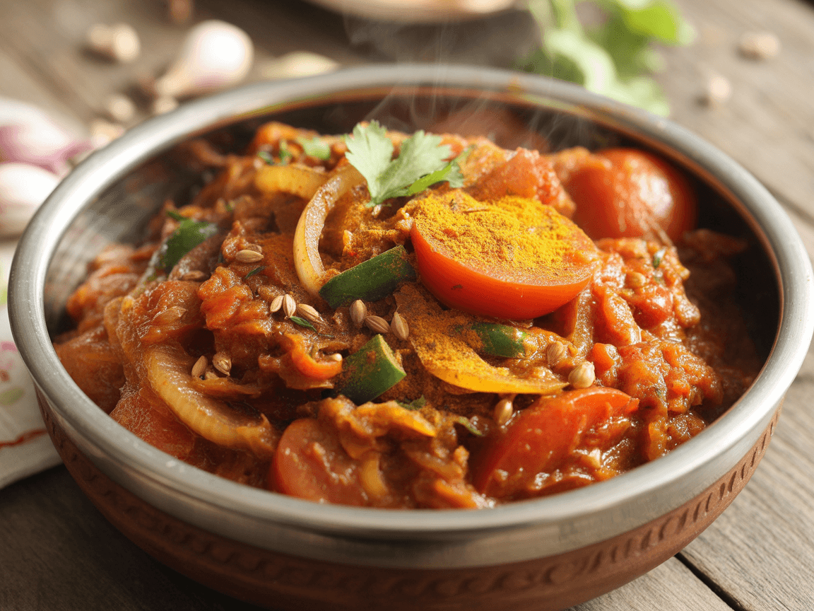 Tomato Onion Sabzi