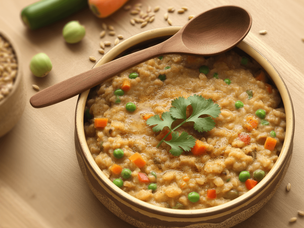 Daliya Vegetable Porridge