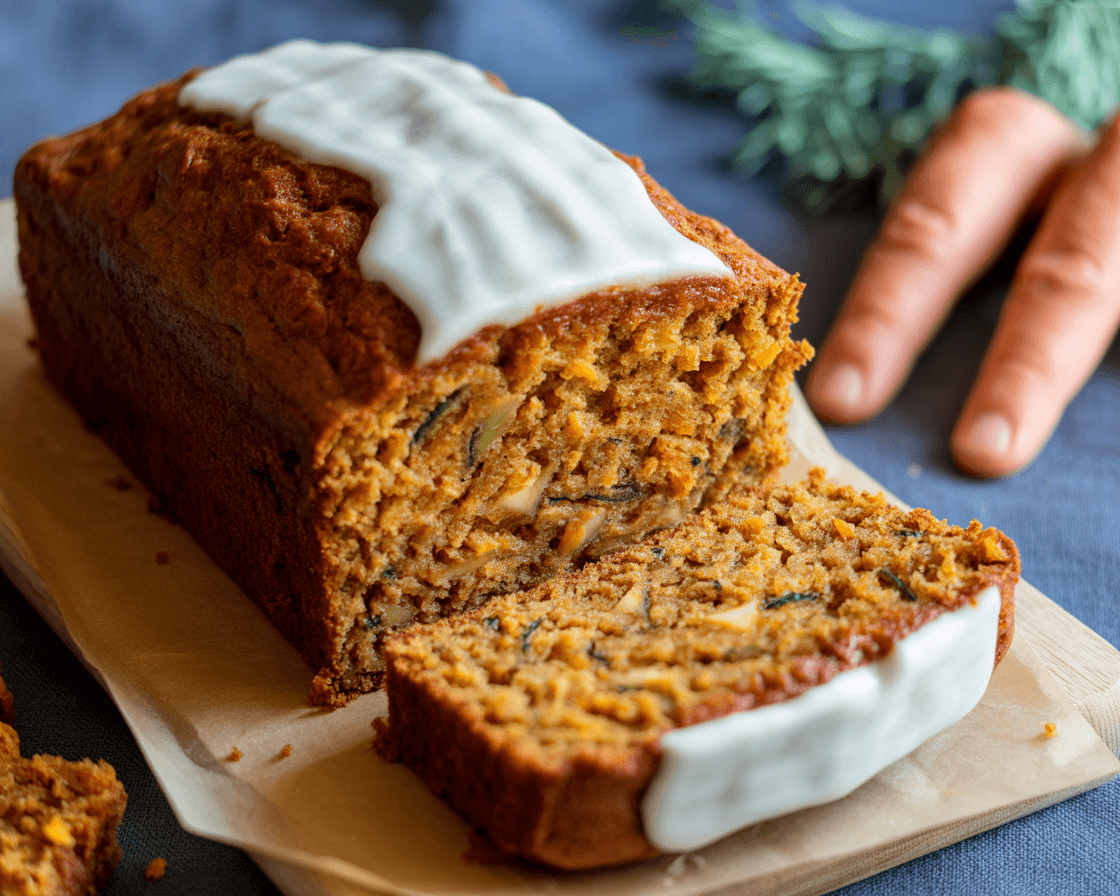 Moist Carrot Loaf Cake