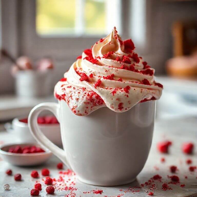 Red velvet mug cake
