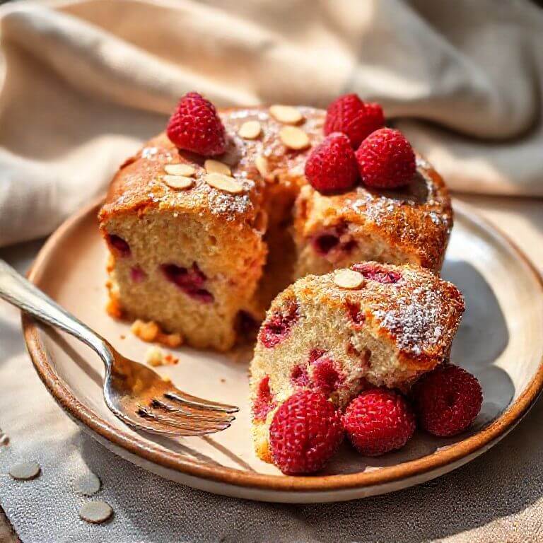 Raspberry Almond Cake
