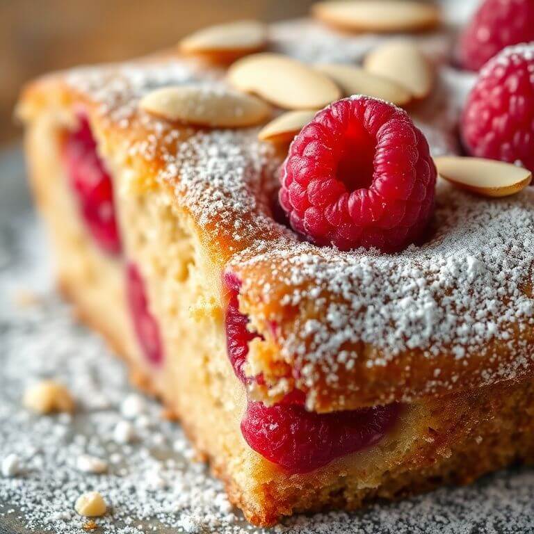 Raspberry Almond Cake