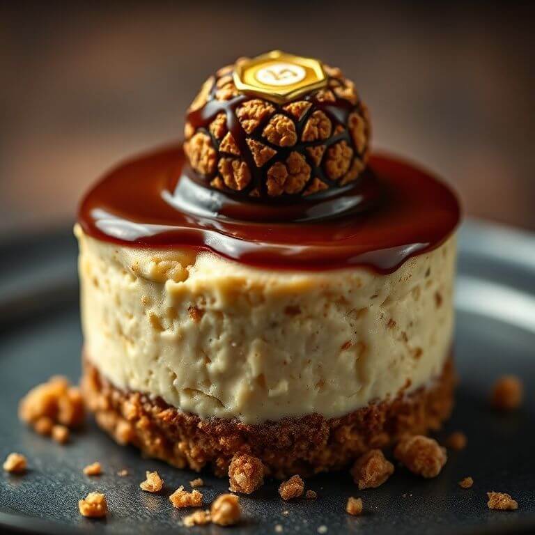 Ferrero Rocher Mini Cheesecake