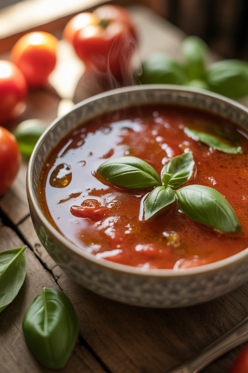 Tomato Basil Broth