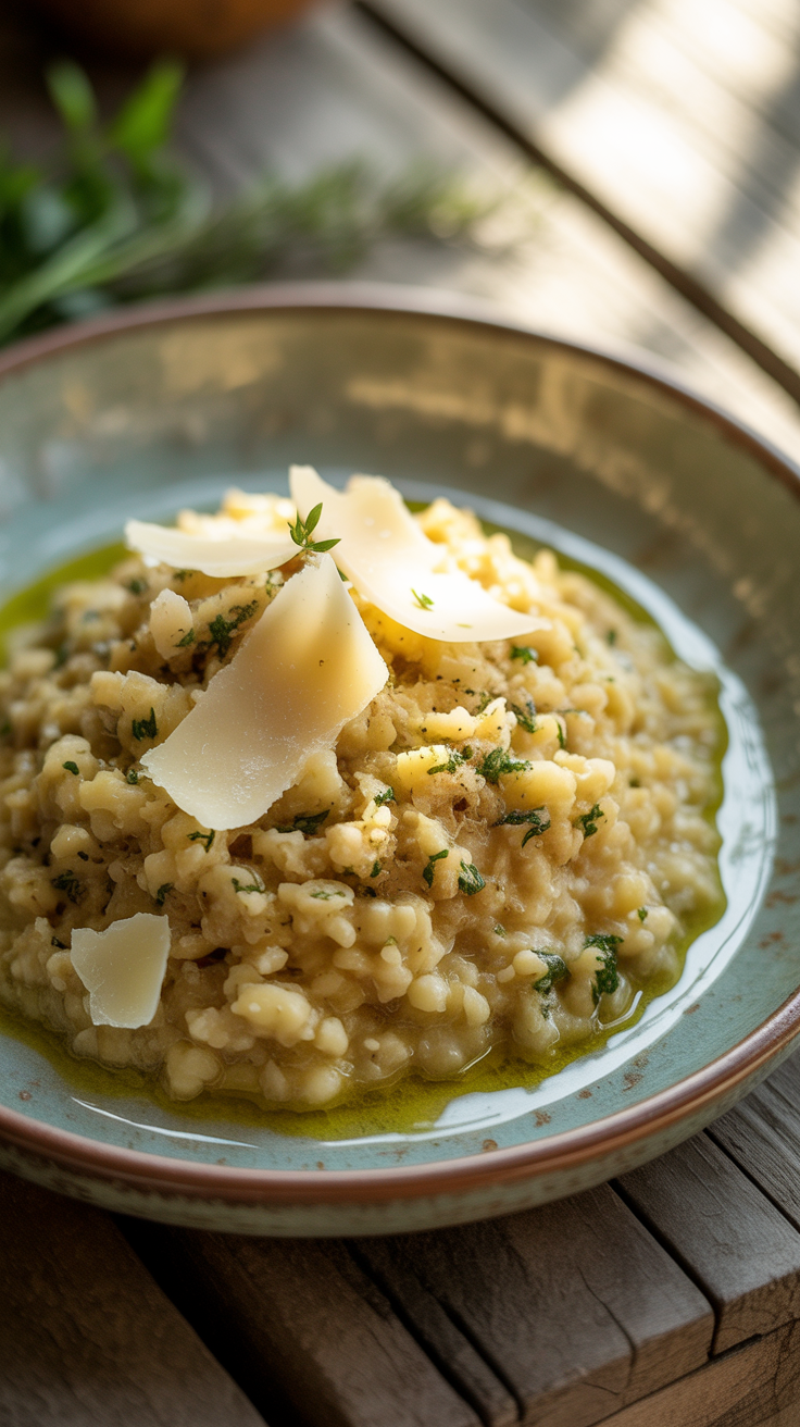 Cauliflower Rice Risotto