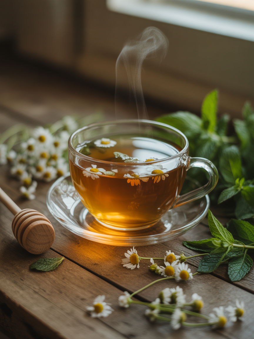 Chamomile Mint Herbal Tea