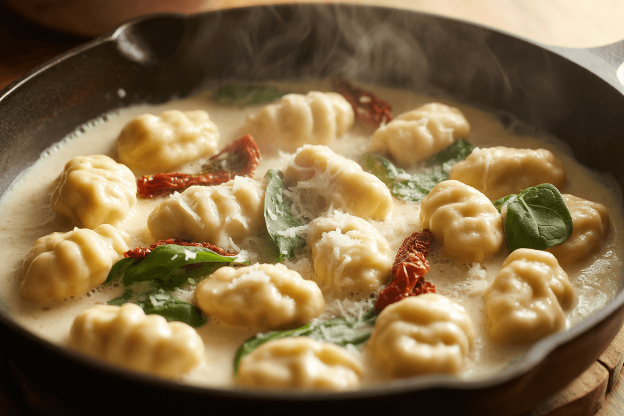 Creamy Tuscan Gnocchi