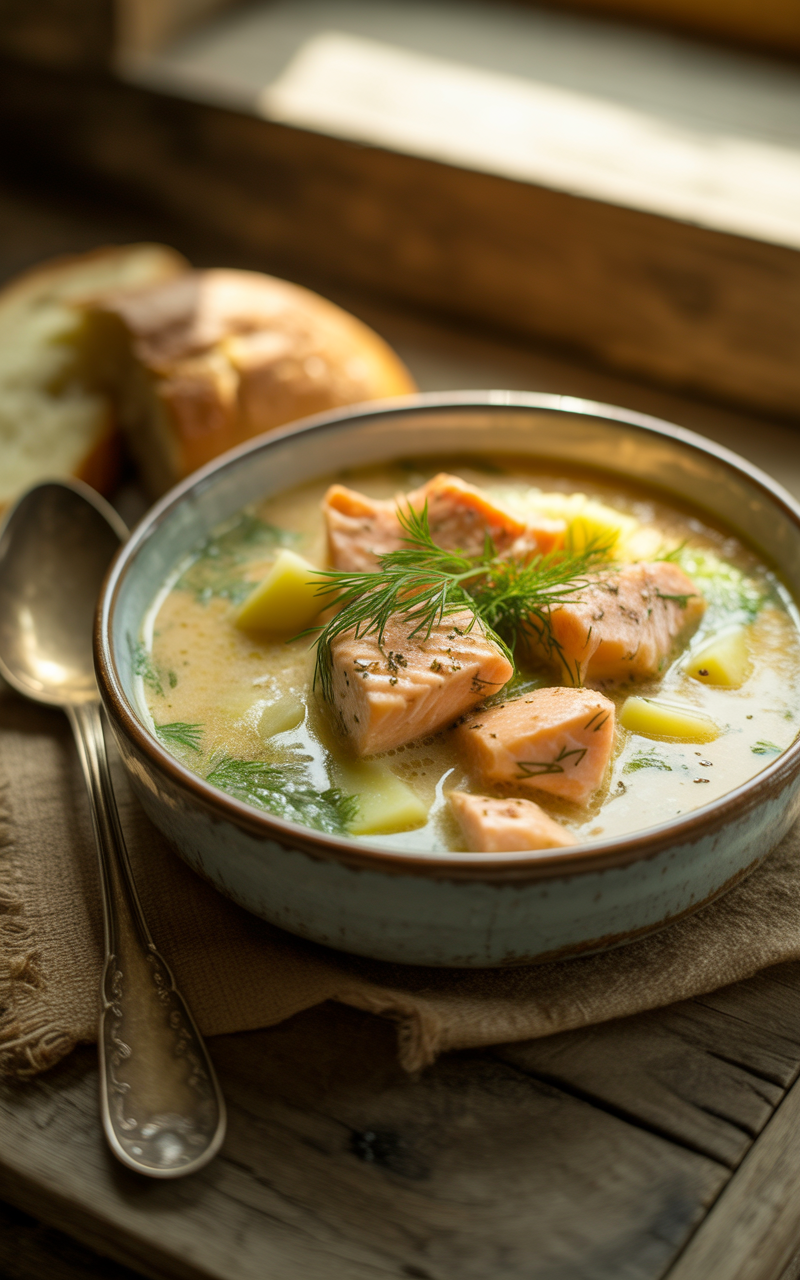 Salmon Chowder Bowl
