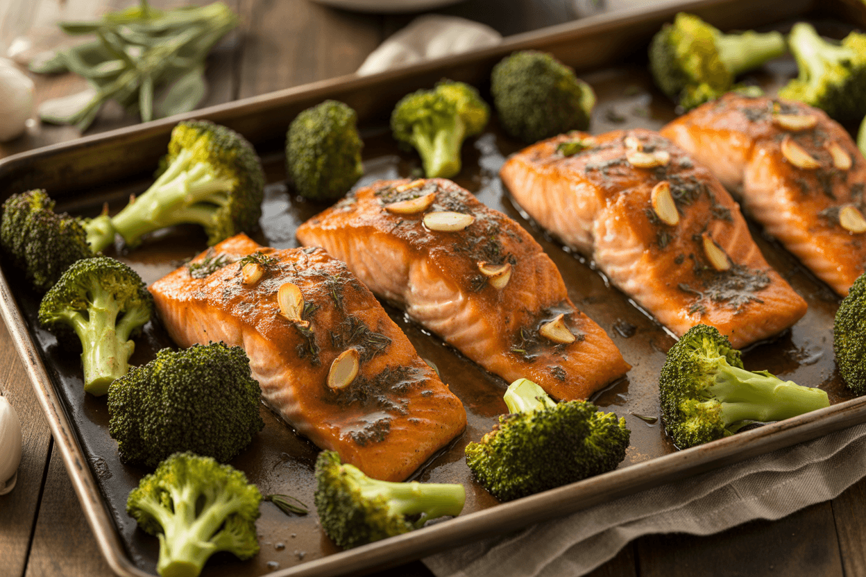 Maple Garlic Salmon