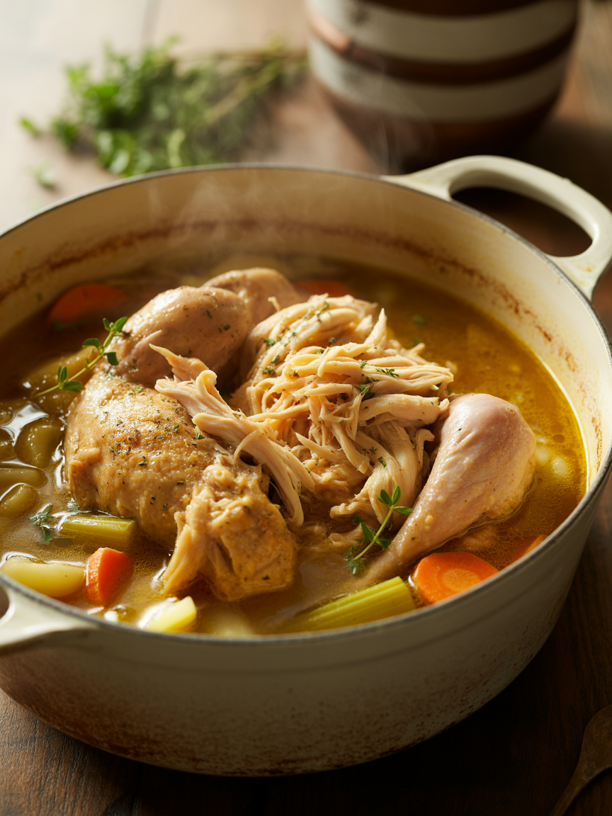 One-Pot Shredded Chicken