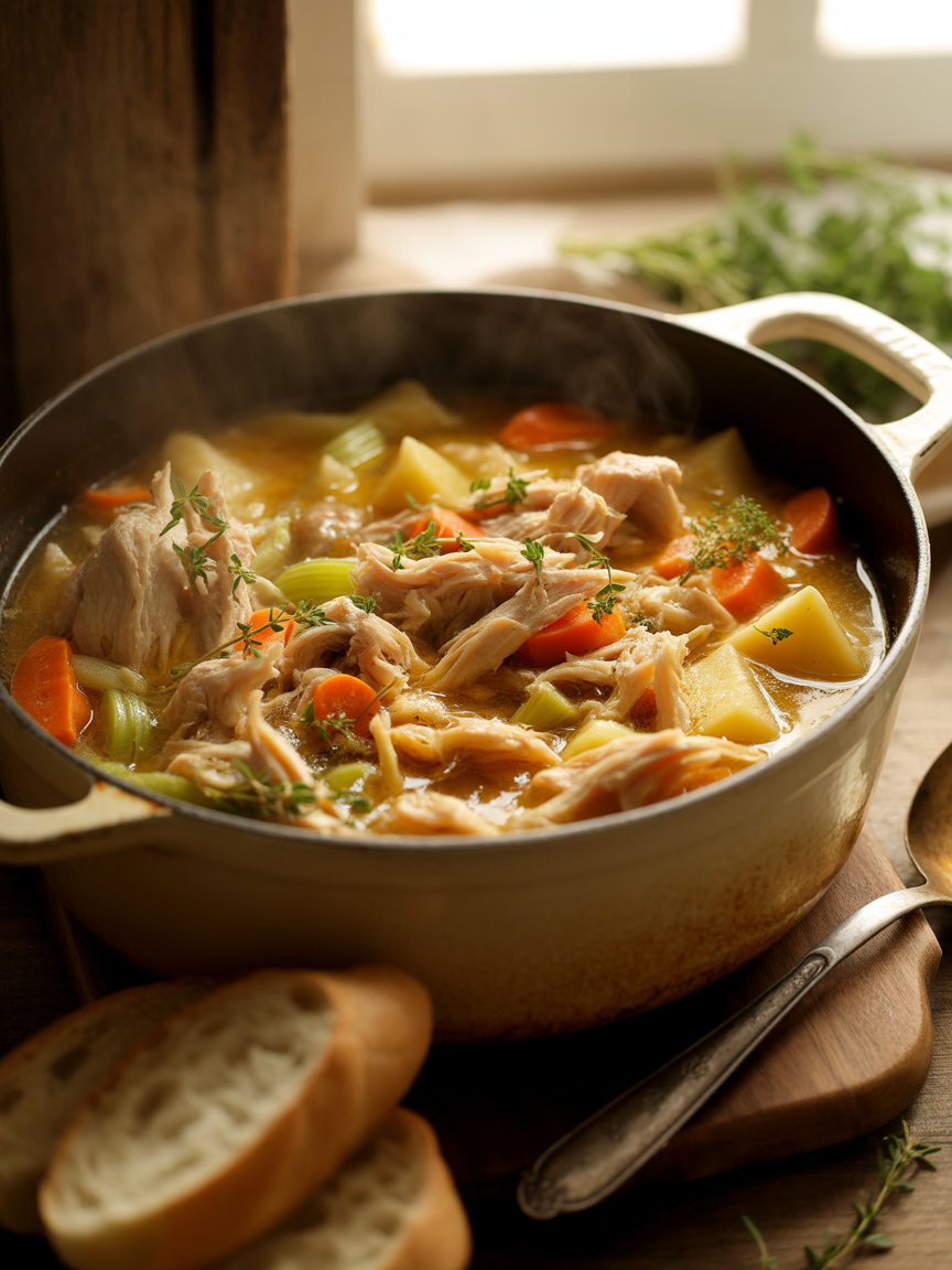 One-Pot Shredded Chicken