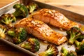 Sheet-Pan Maple Garlic Salmon with Broccoli