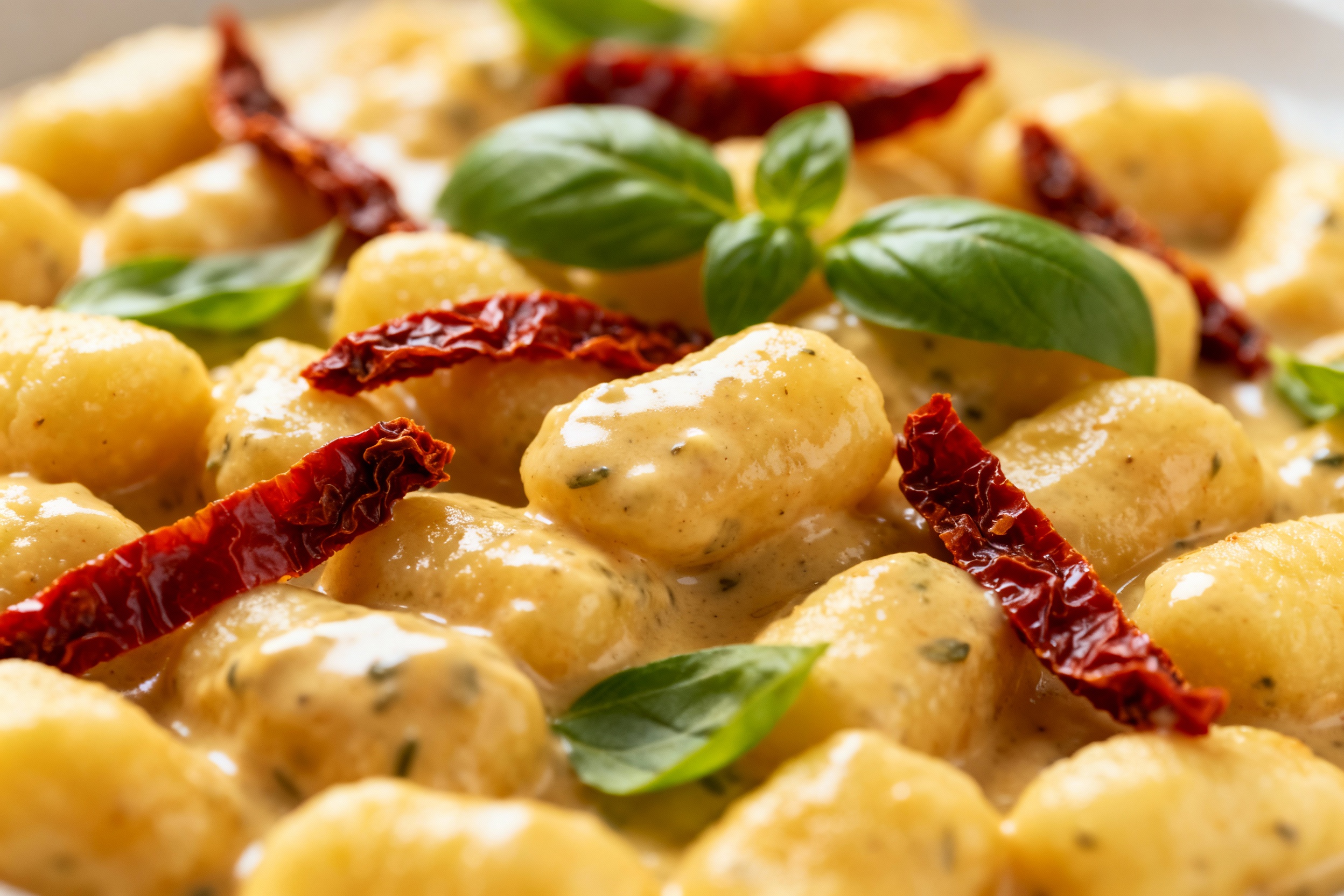 Creamy Tuscan Gnocchi with Sun-Dried Tomatoes
