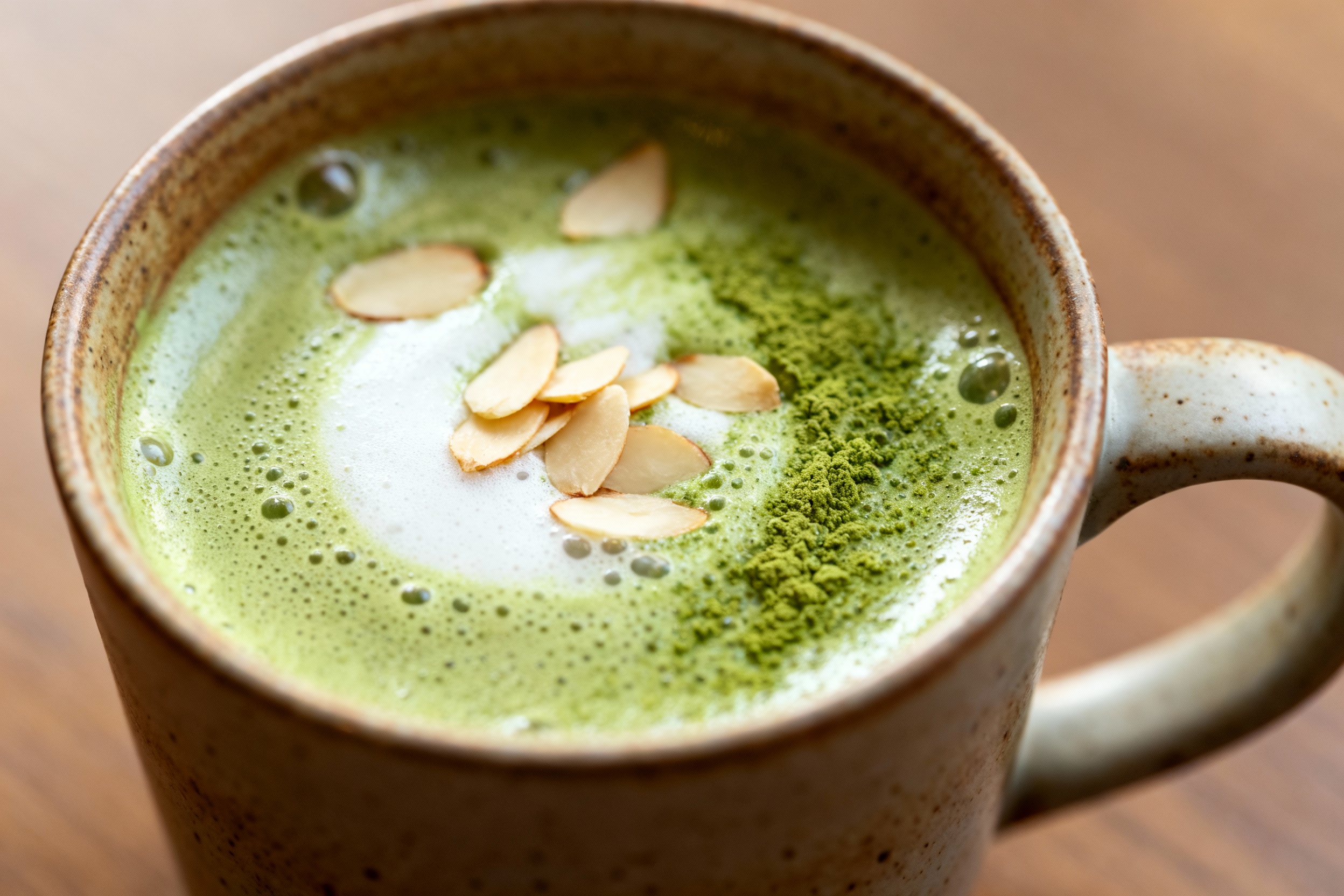 Matcha Almond Milk Latte