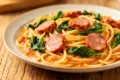 Italian Sausage & Spinach Pasta