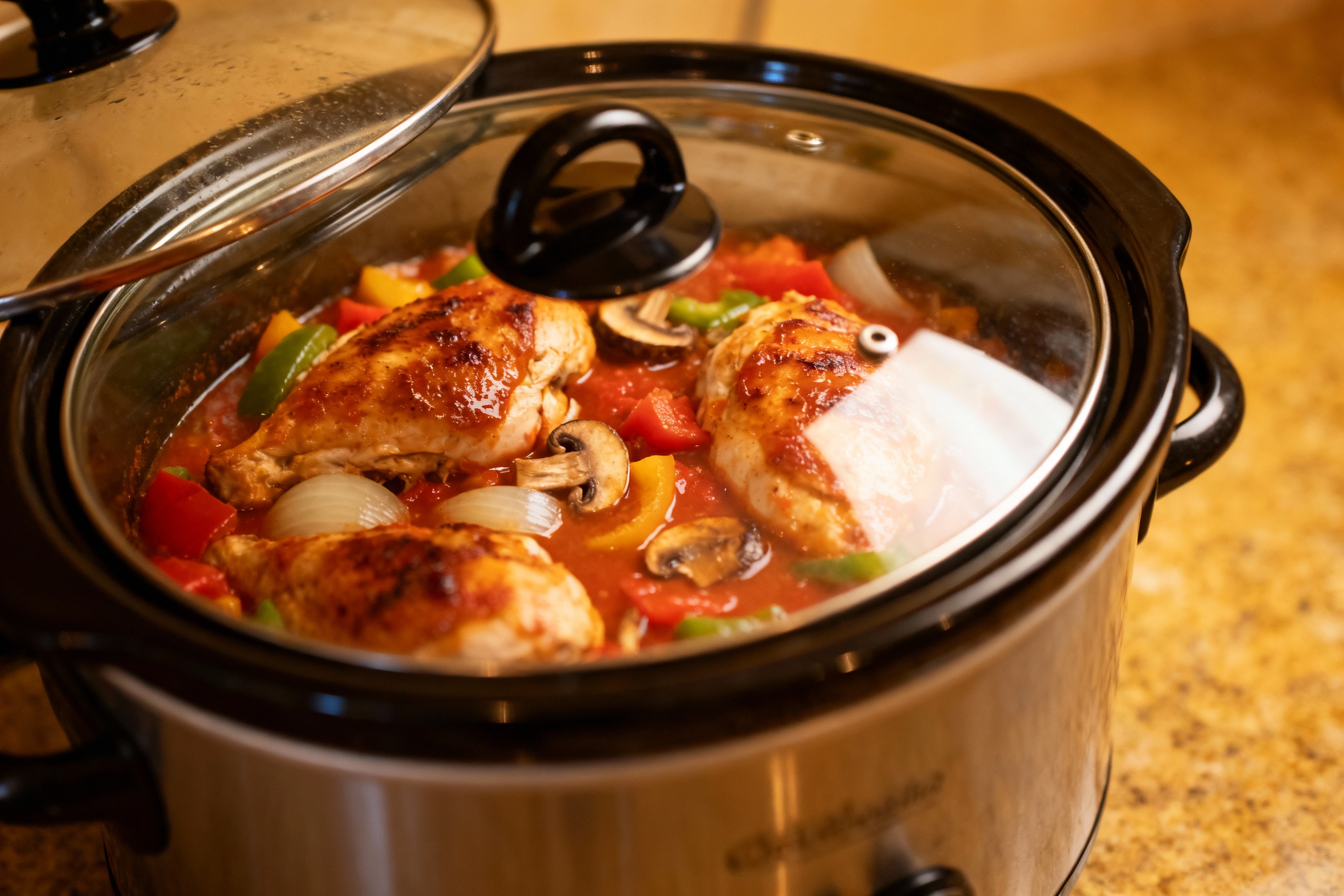 Slow Cooker Italian Chicken Dinner