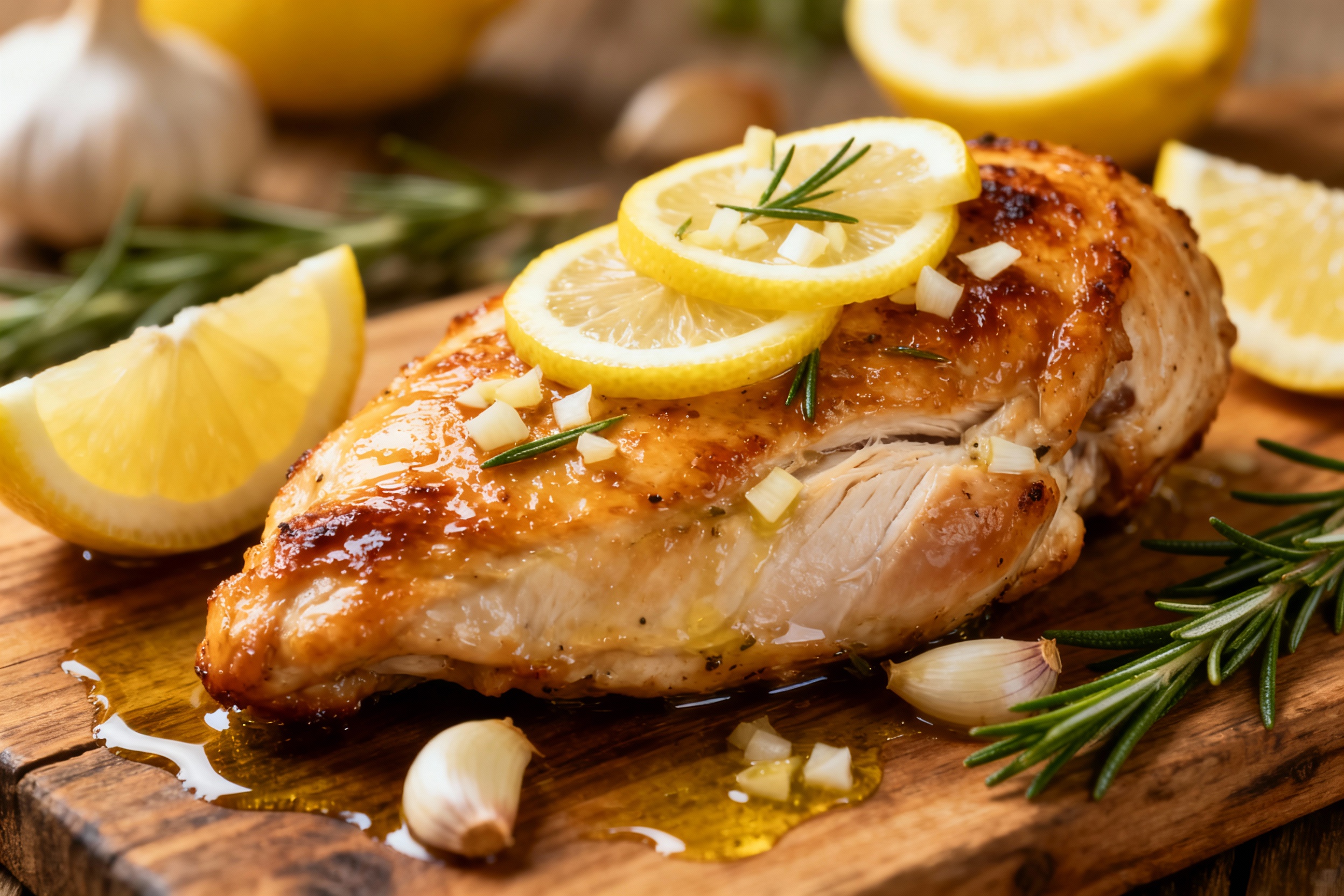 Italian Lemon Garlic Chicken Breast