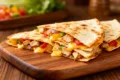 Travel Solo As A Women All Across The Globe!!! Chicken and veggie quesadillas