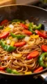 Veggie-loaded noodle stir-fry