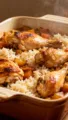 Dump-and-bake chicken and rice