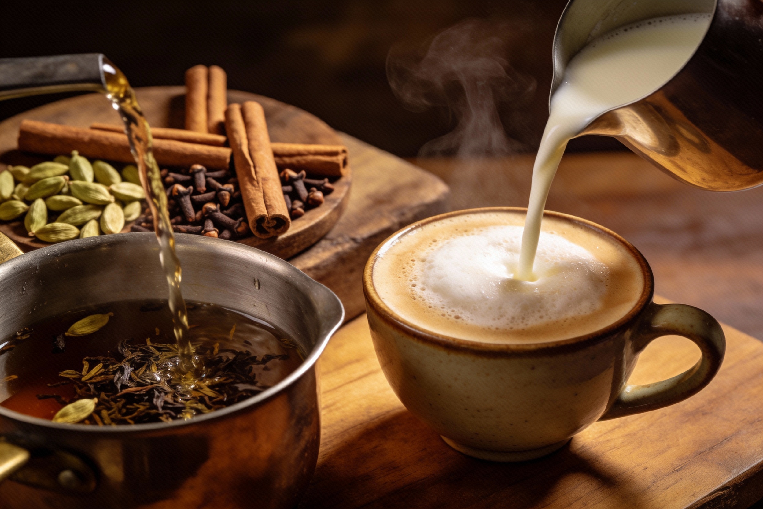 how to make perfect Chai Tea Latte