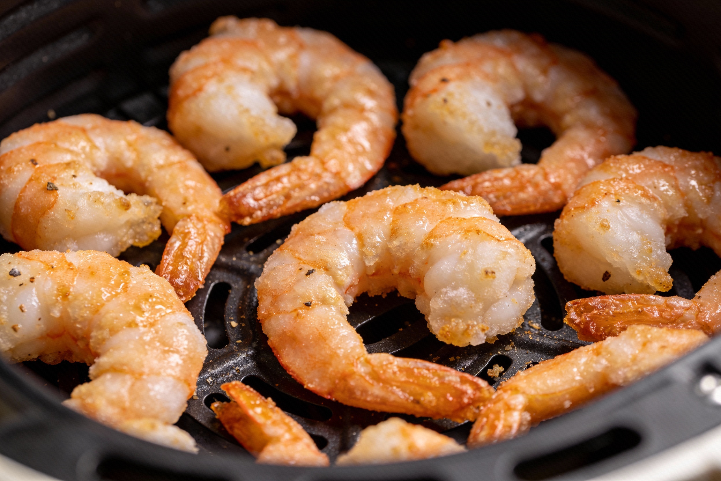 Quick & Crispy Frozen Shrimp in Air Fryer