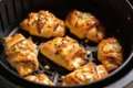 Crispy Garlic Pizza Rolls in air fryer