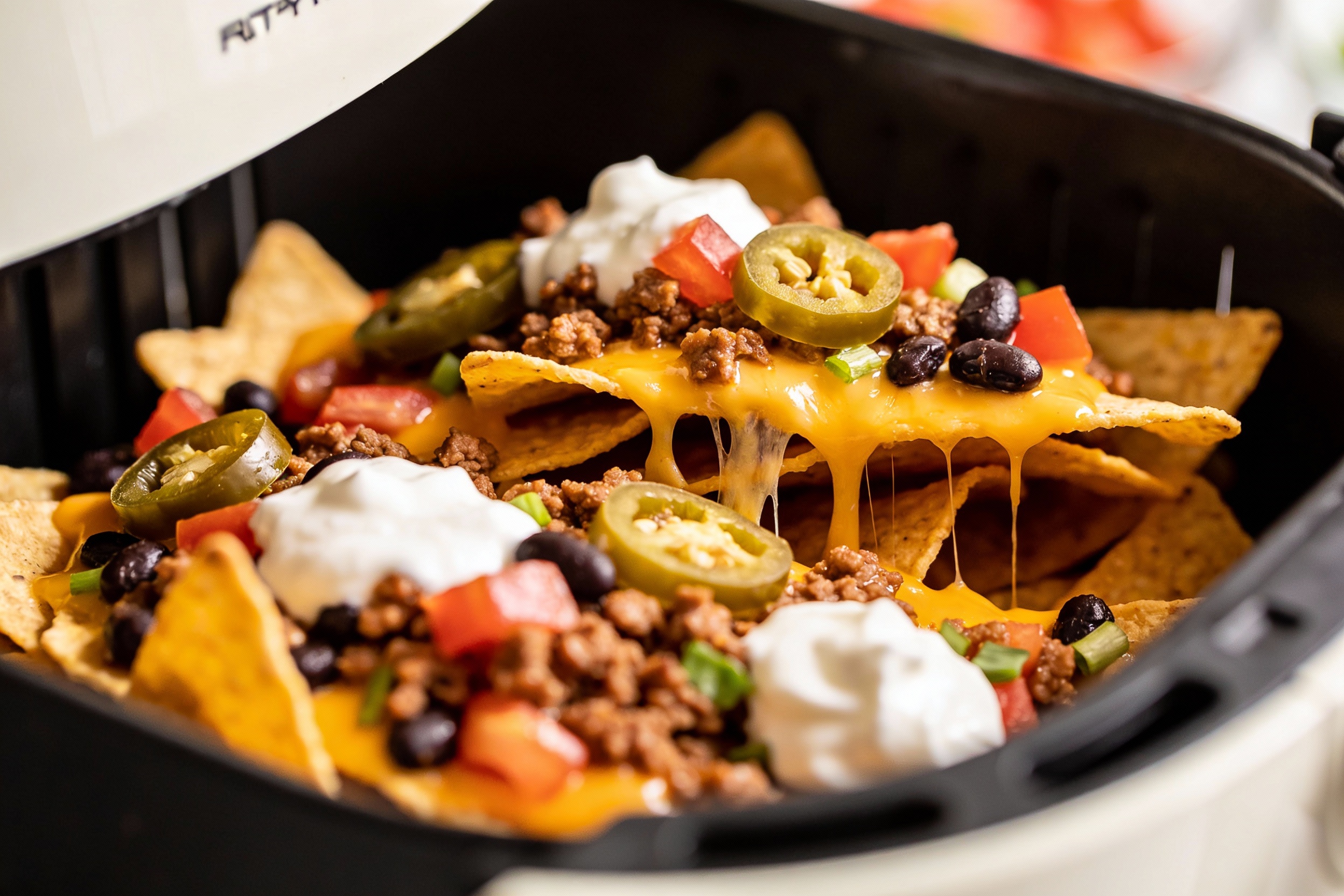 Air Fryer Loaded Nachos