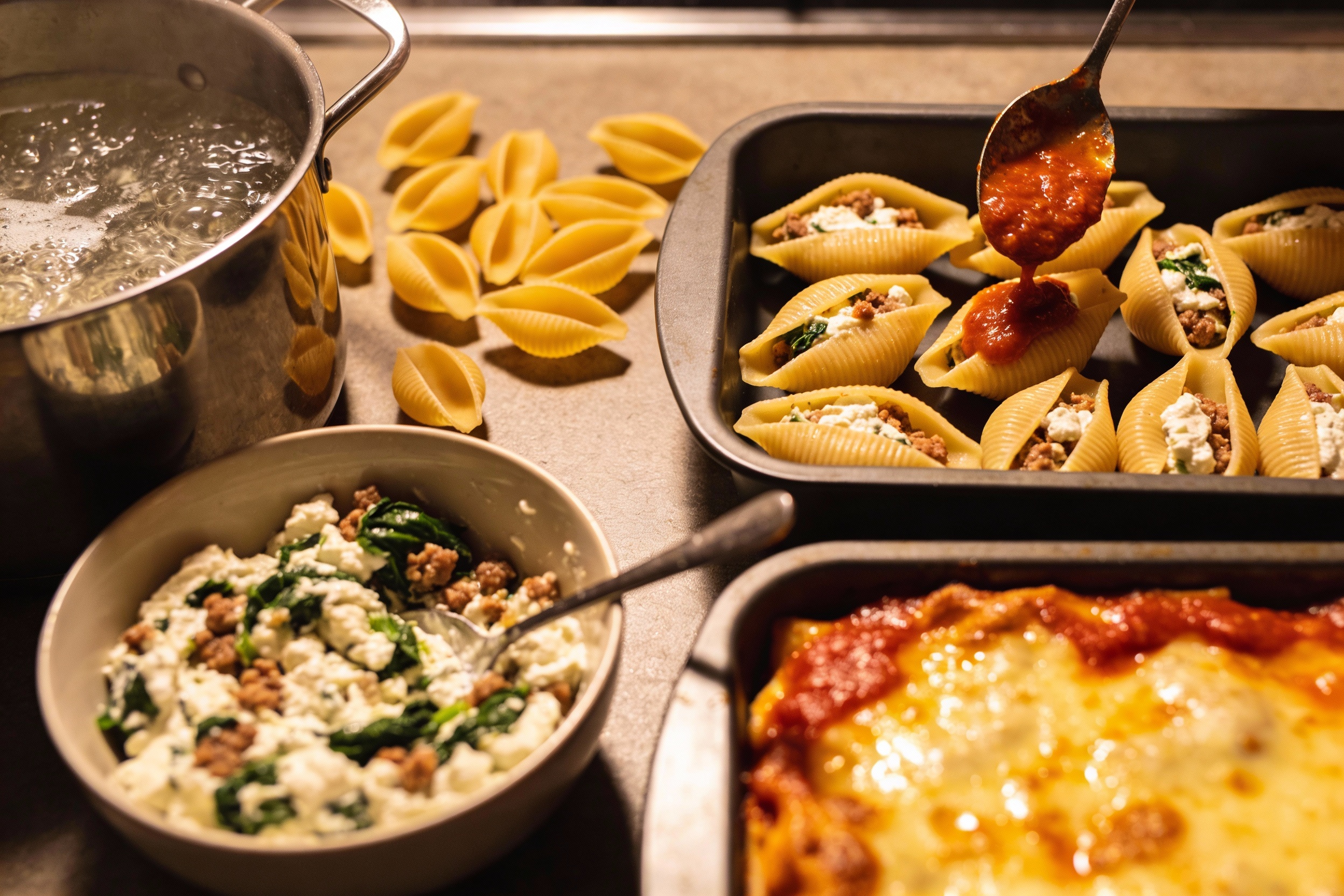 how to make Italian stuffed shell